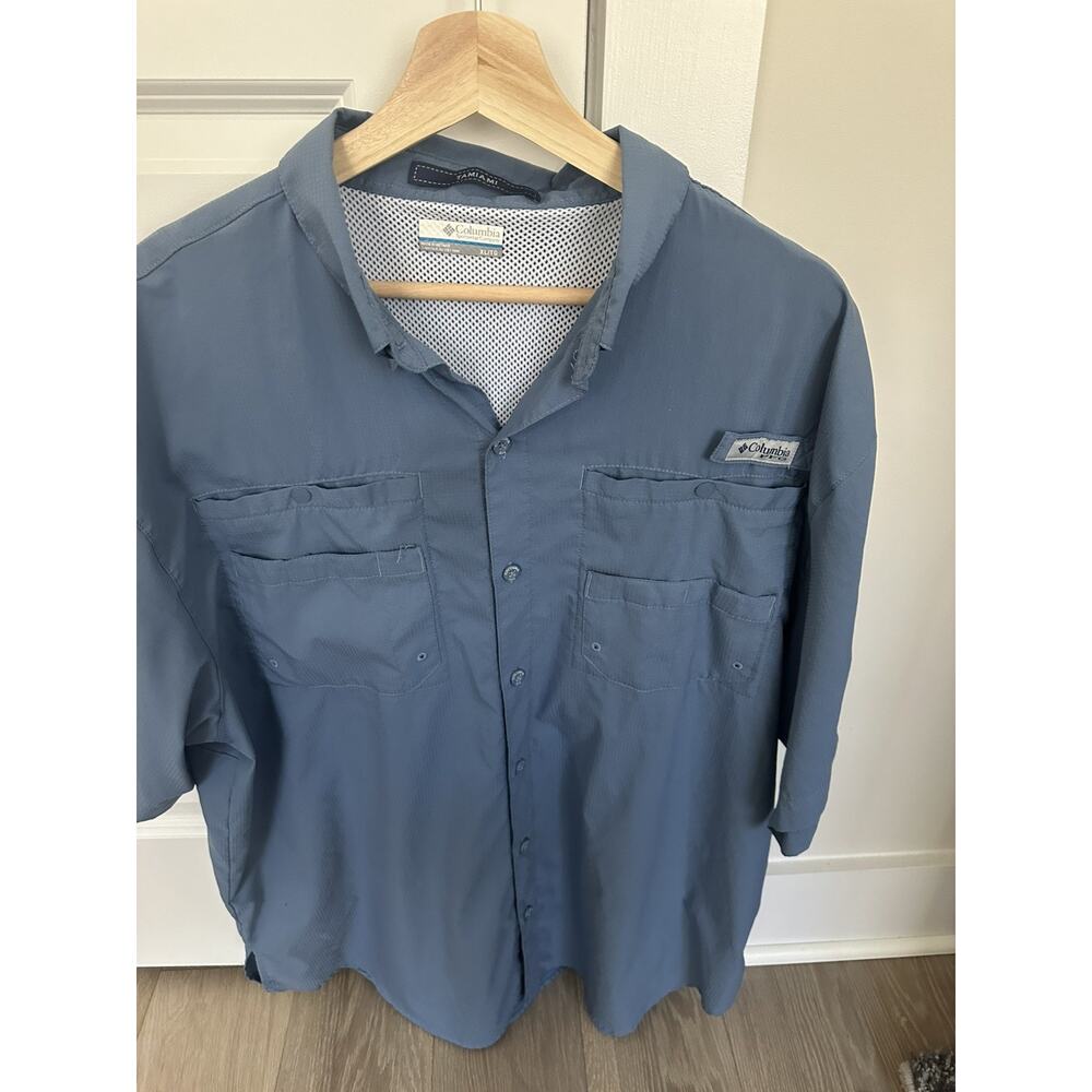 Columbia Mens Short Sleeve Tamiami Shirt XL